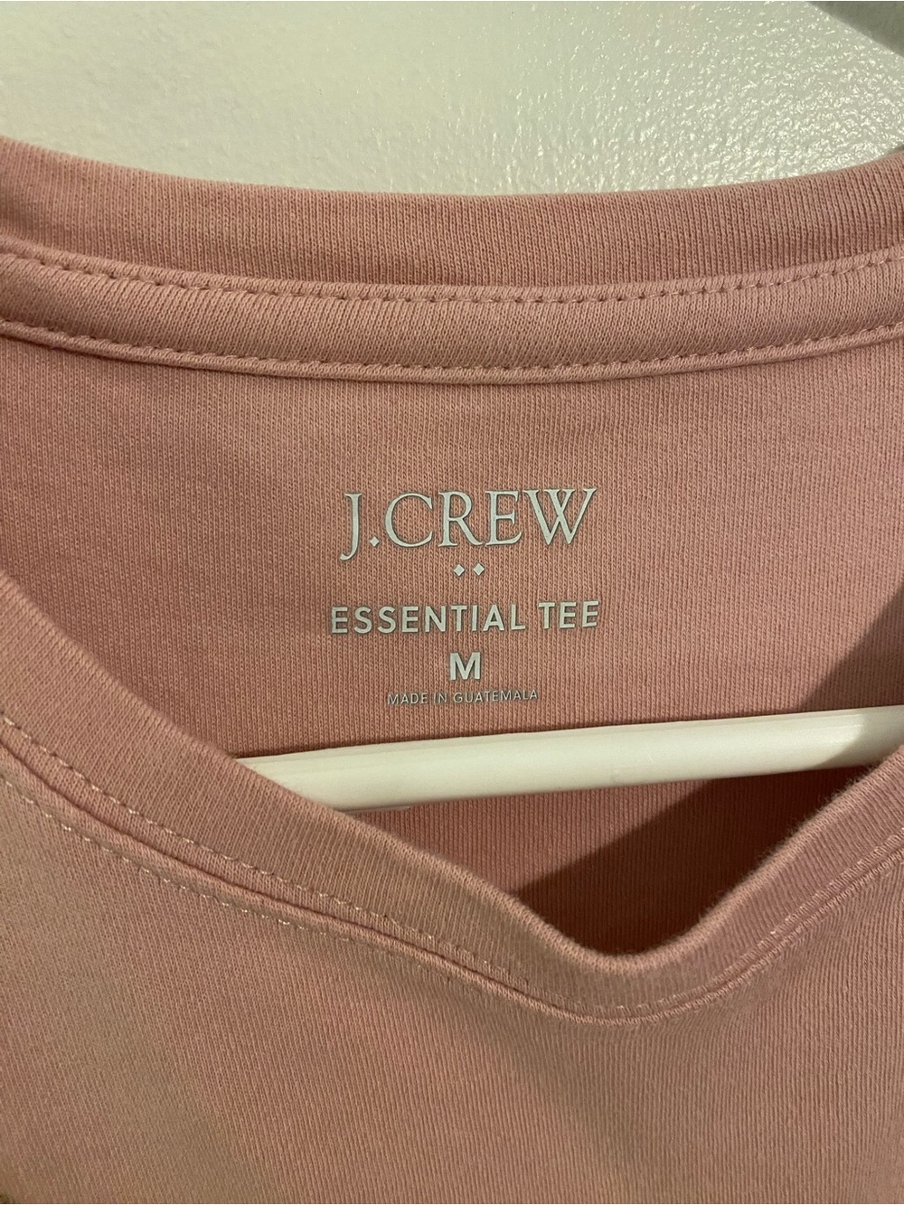 J. Crew Essential Tee in Dusty Pink